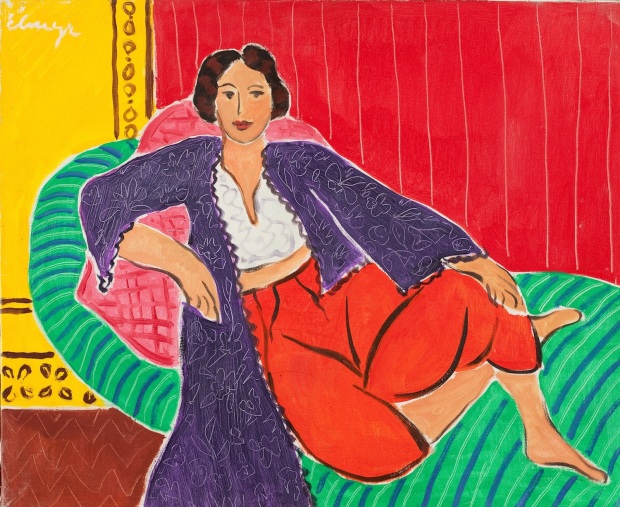 Elmyr de Hory's Odalisque in the style of Henri Matisse. 1974