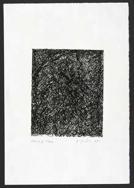 BRICE MARDEN Etching for Obama, 2008