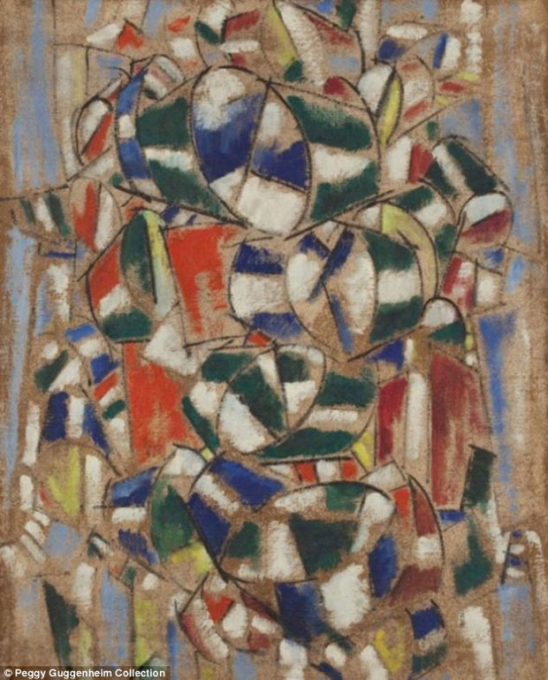 (not from) Fernand Léger's Contraste de forms series, started in 1913 - painter unknown