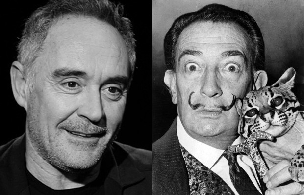 Ferran Adrià and Salvador Dalí 