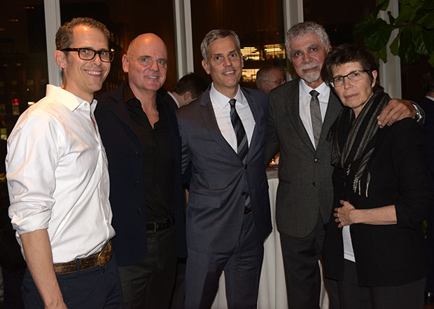 From left: Robert Hammond, James Corner, Phaidon's Keith Fox, Ricardo Scofidio, Liz Diller