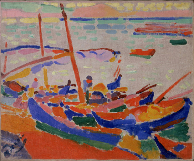 Fishing boats in Collioure (1905) by André Derain