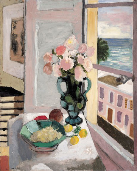 Safrano Roses at the Window (1925) by Henri Matisse