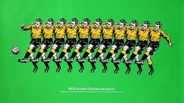 RCA Football Club poster, 1971, by Ray Gregory