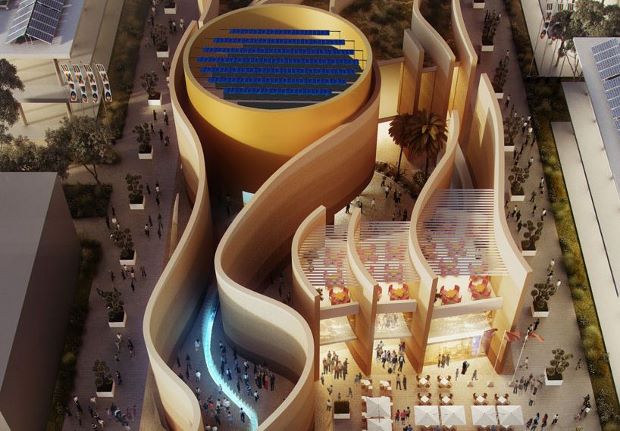 Foster + Partner's designs for the United  Arab Emirates pavilion at the Milan Expo