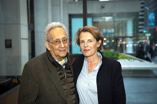 Frank Stella and Annabelle Selldorf at Steinway Hall, New York