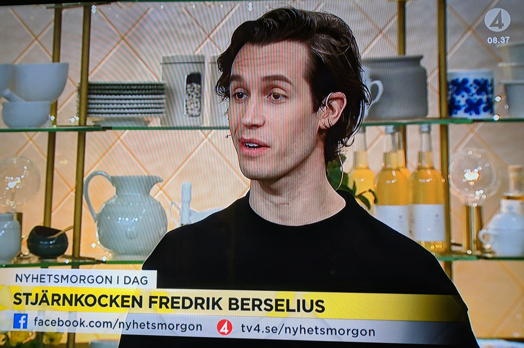 Fredrik on Sweden's TV4