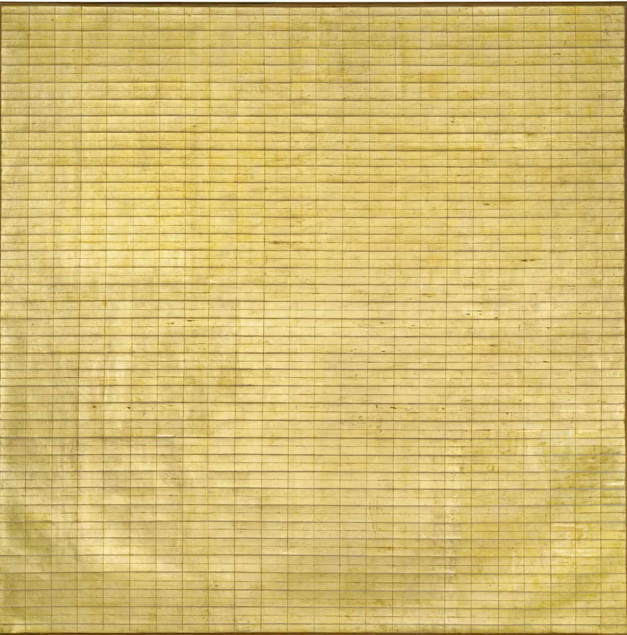 Friendship, 1963 by Agnes Martin as featured in Paintings, Writings, Remembrances