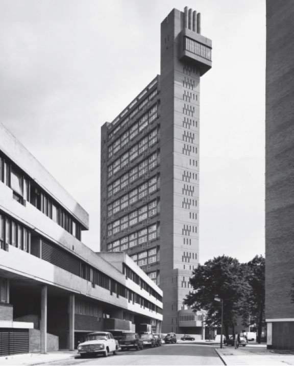 Trellick Tower (1972) in West London by Ernö Goldfinger - featured in Atlas of Brutalist Architecture