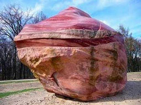 Work of art or sacred rock?