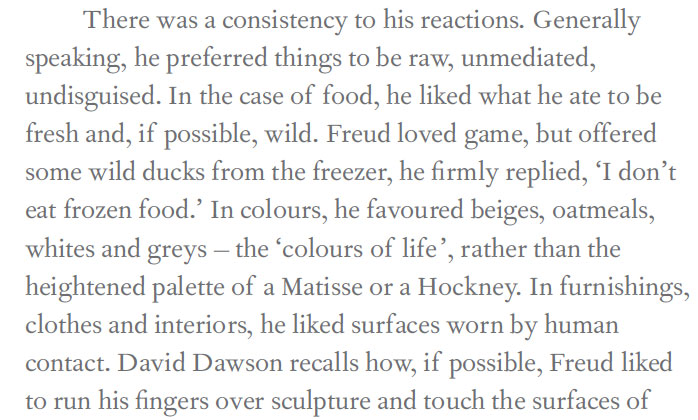 A sample of the text as it appears in our book - 'A Freudian grisailles'