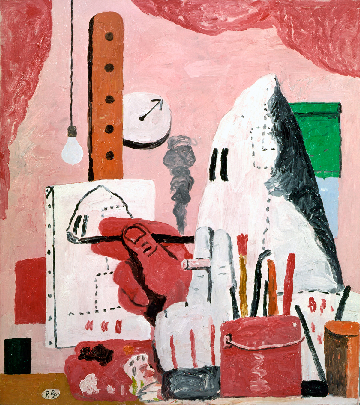 In the Studio (1969) by Philip Guston. As reproduced in Painting Beyond Pollock
