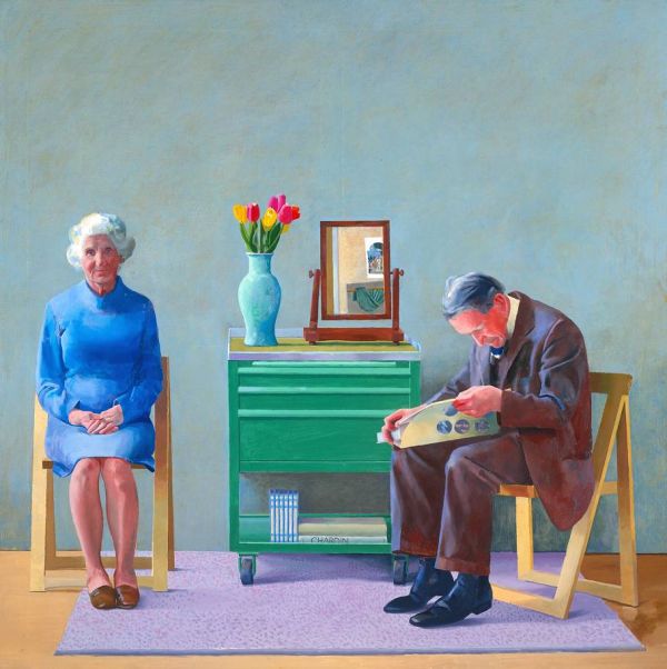 My Parents (1977) by David Hockney, courtesy of the Tate/Art Everywhere
