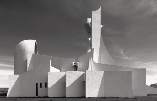 Stykkishólmur Church, Stykkishólmur, Iceland, 1990, by Jón Haraldsson as featured in Atlas of Brutalist Architecture