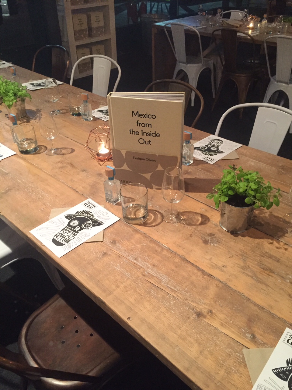 Enrique's supper club at Wahaca's Day of the Dead event