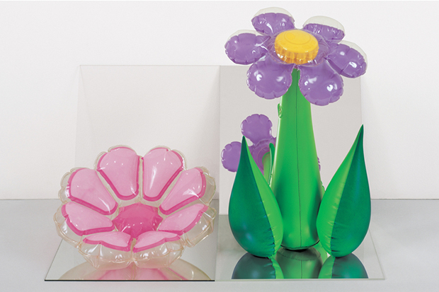 Jeff Koons, Inflatable Flowers (Short Pink, Tall Purple) (1979) by Jeff Koons