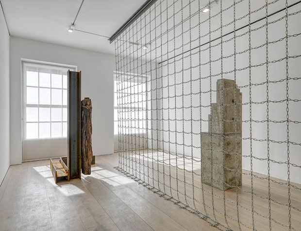 Installation view from the 2015 solo exhibition The Plastic Unit at David Zwirner, London Courtesy David Zwirner, New York/London - Carol Bove 