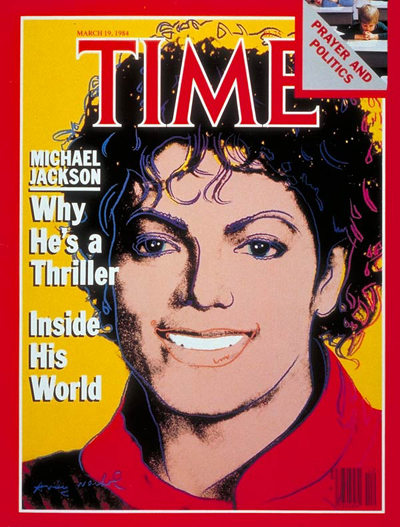 Time's Michael Jackson cover by Andy Warhol
