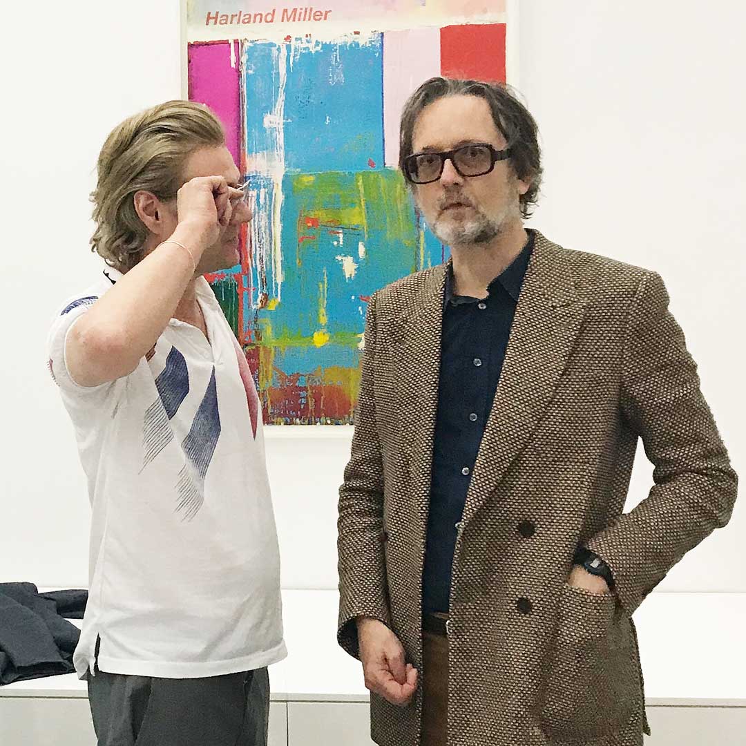 Harland Miller and Jarvis Cocker