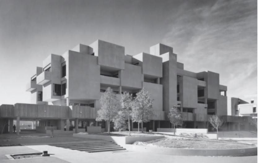 Humanities Building, University of New Mexico, USA, 1974, by Willard C Kruger & Associates