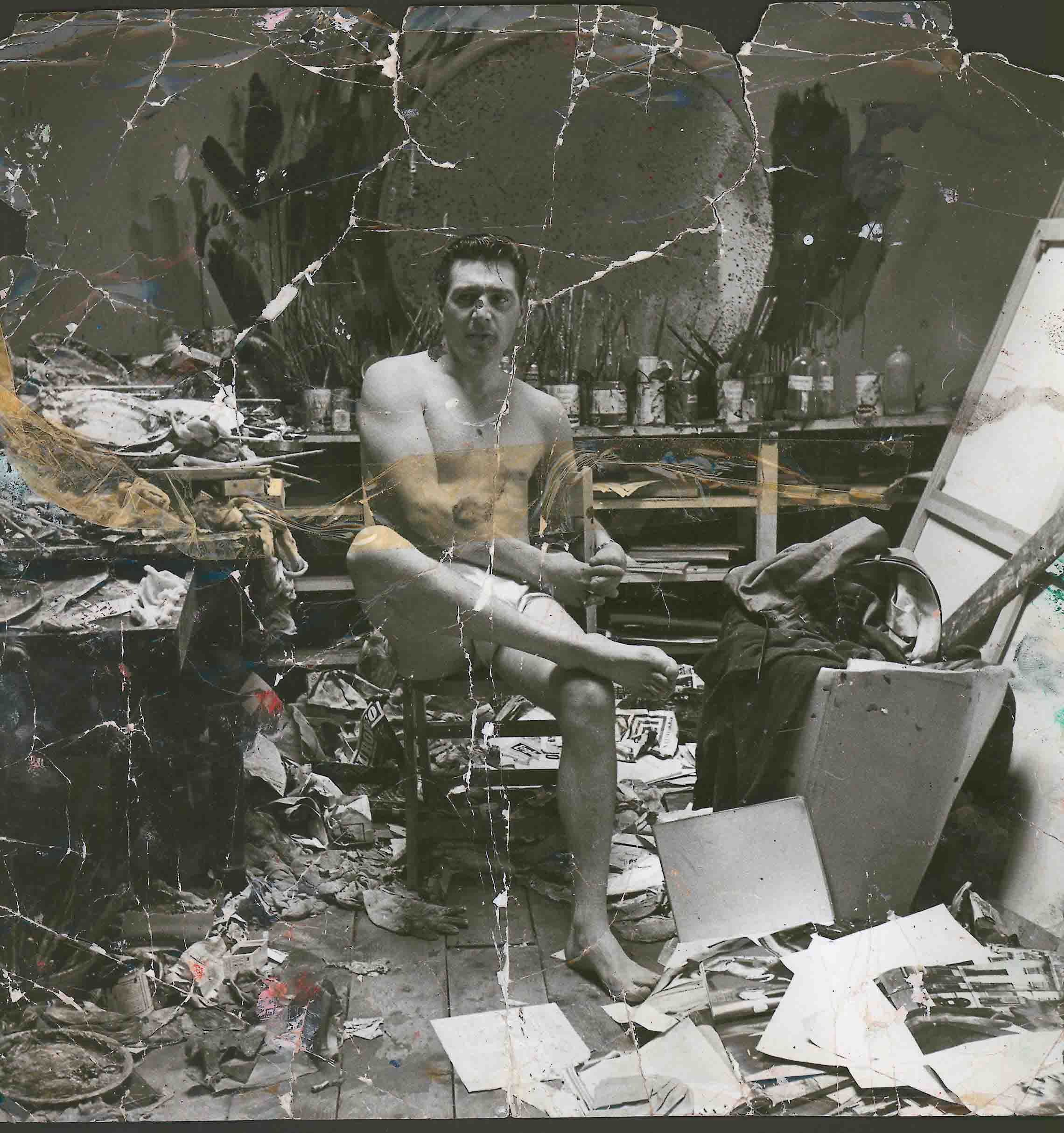 George Dyer in the Reece Mews Studio (c. 1964) by John Deakin