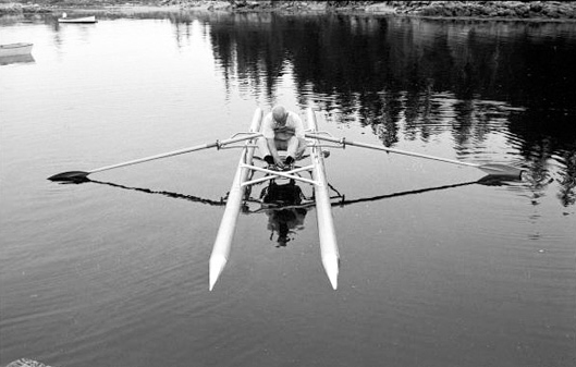 Buckminster Fuller Rowing Needle 1971 - John Loengard