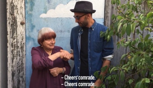 Agnes Varda and JR. Image courtesy of JR's Instagram