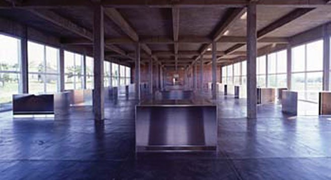 100 untitled works in mill aluminium, (1982 - 86) by Donald Judd