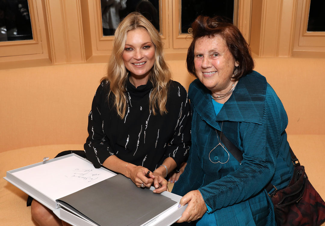 Kate Moss and Vogue International Fashion Editor Suzy Menkes at Matches, 5 Carlos Place