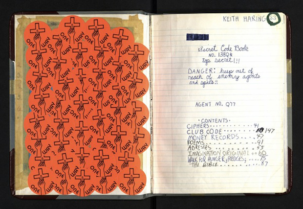 Keith Haring's journal