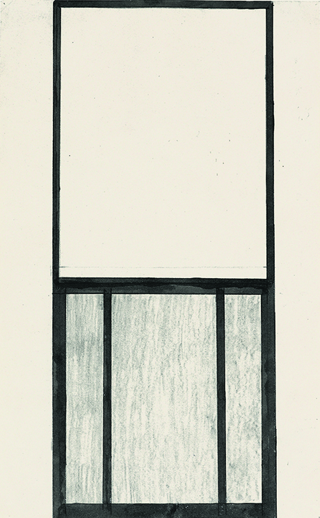 Study for Window, Museum of Modern Art, Paris, 1949, by Ellsworth Kelly