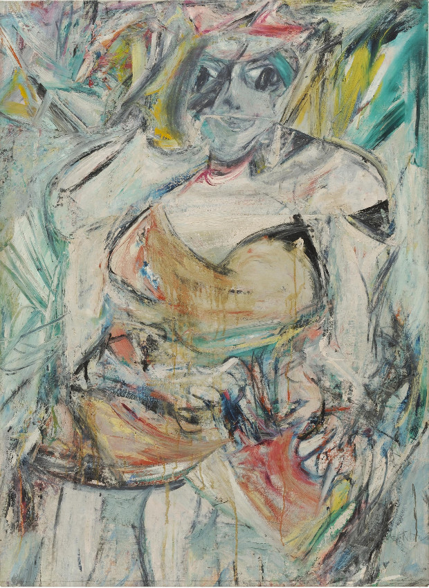 Willem De Kooning Woman II, 1952 Oil, enamel and charcoal on canvas, 149.9 x 109.3 cm The Museum of Modern Art, New York. Gift of Blanchette Hooker Rockefeller, 1995 © 2016 The Willem de Kooning Foundation / Artists Rights Society (ARS), New York and DACS, London 2016 Digital image © 2016. The Museum of Modern Art, New York/Scala, Florence. Part of Abstract Expressionism, Main Galleries, Royal Academy of Arts, 24 September 2016 – 2 January 2017