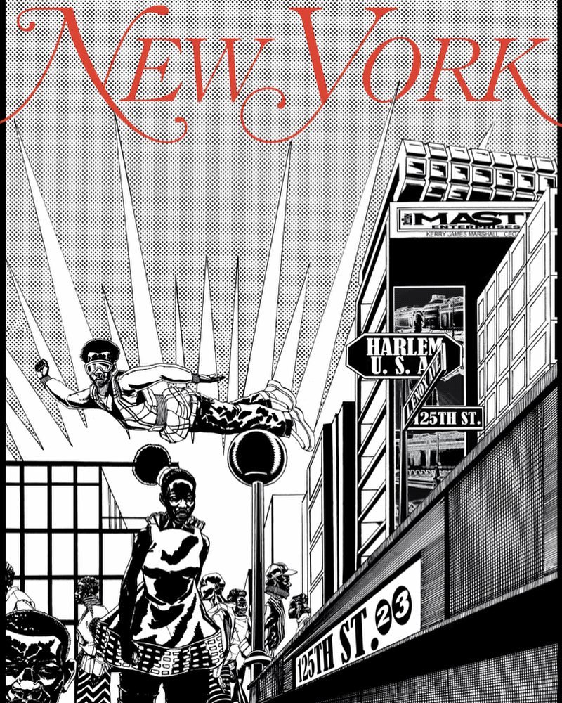 Kerry James Marshall's cover for New York magazine