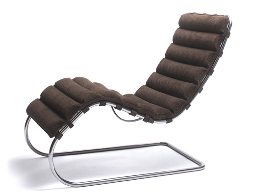 MR Chaise, c.1927, by Ludwig Mies van der Rohe. As featured in Chair: 500 Designs that Matter
