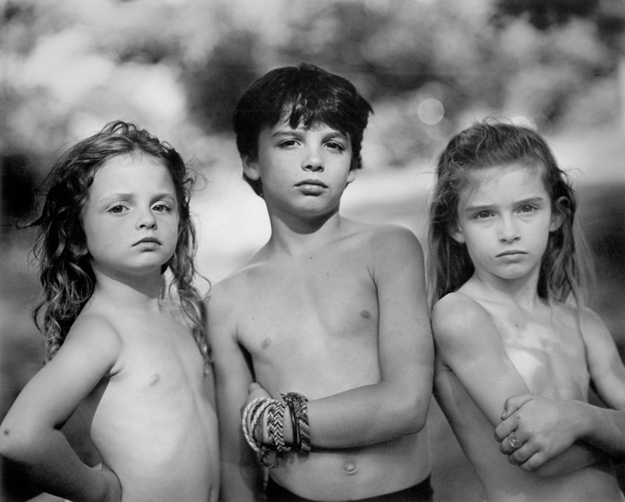 Sally Mann, Emmett, Jessie and Virginia (1989), from the series Immediate Family 