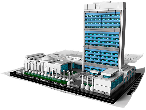 Lego's new UN Headquarters kit