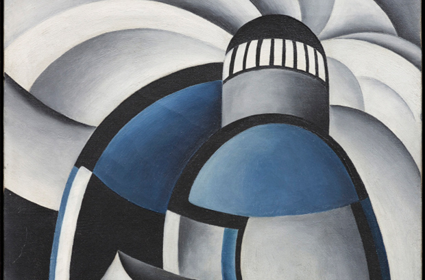 Detail from Variation on a Lighthouse Theme II, c. 1932 by Ida O'Keeffe