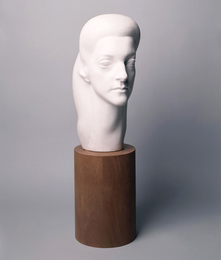samu Noguchi. Lily Zietz, 1941. Plaster. 15 1/4 x 7 x 9 3/8 inches (38.7 x 17.8 x 23.8 cm) [base: 10 x 7 x 7 in. (25.4 x 17.8 x 17.8 cm)]. ©The Isamu Noguchi Foundation and Garden Museum, New York/ARS. Photograph by Kevin Noble.