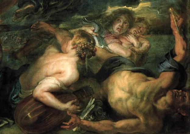 Detail from The Horrors of War (1637–1638) by Peter Paul Rubens. As reproduced in 30,000 Years of Art