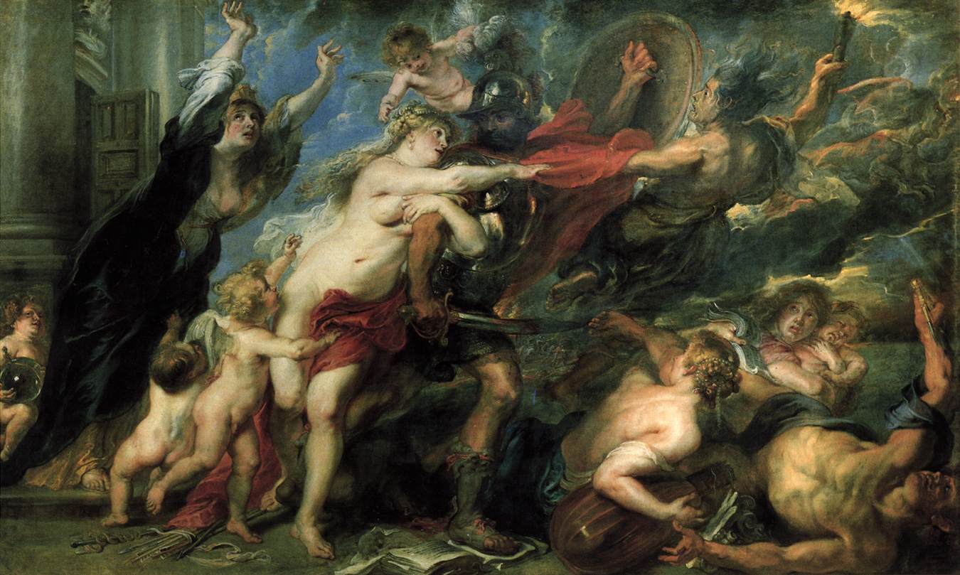 The Horrors of War (1637–1638) by Peter Paul Rubens. As reproduced in 30,000 Years of Art