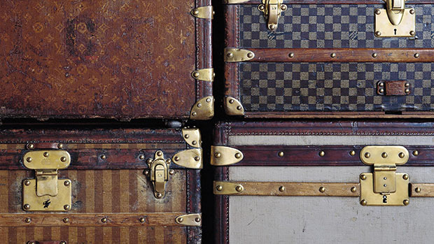 Stacked Louis Vuitton cases. Image courtesy of Louis Vuitton