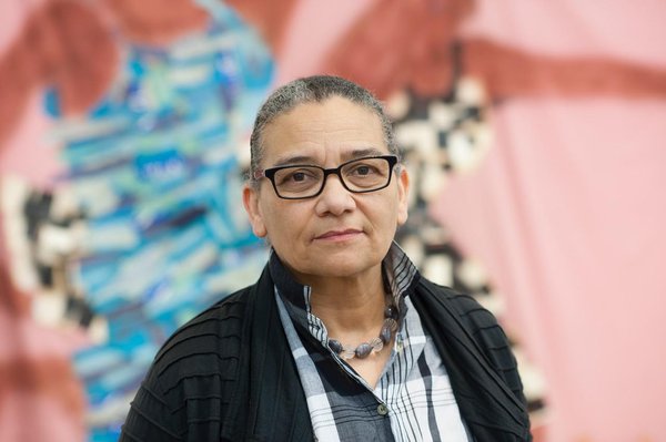 Lubaina Himid. Image courtesy of the artist and Hollybush Gardens. Photograph by Edmund Blok for Modern Art Oxford