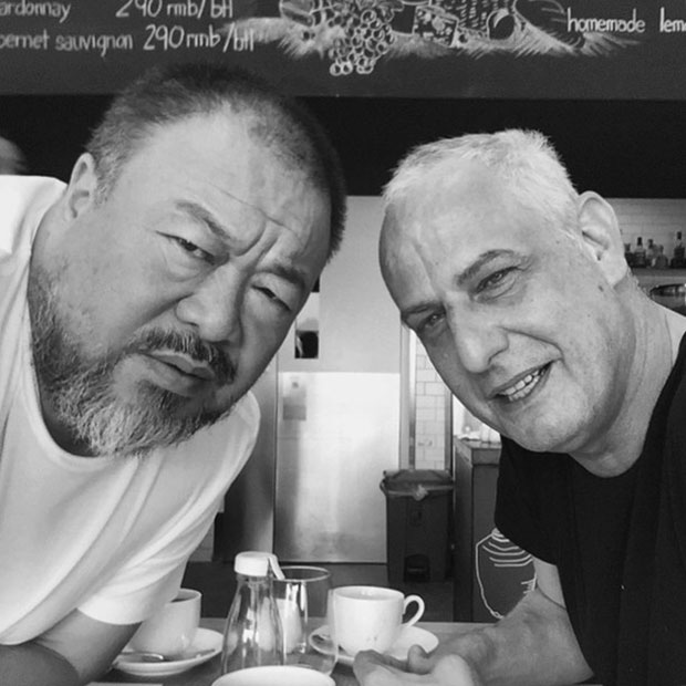 Ai Weiwei and Luc Tuymans, Beijing 2015