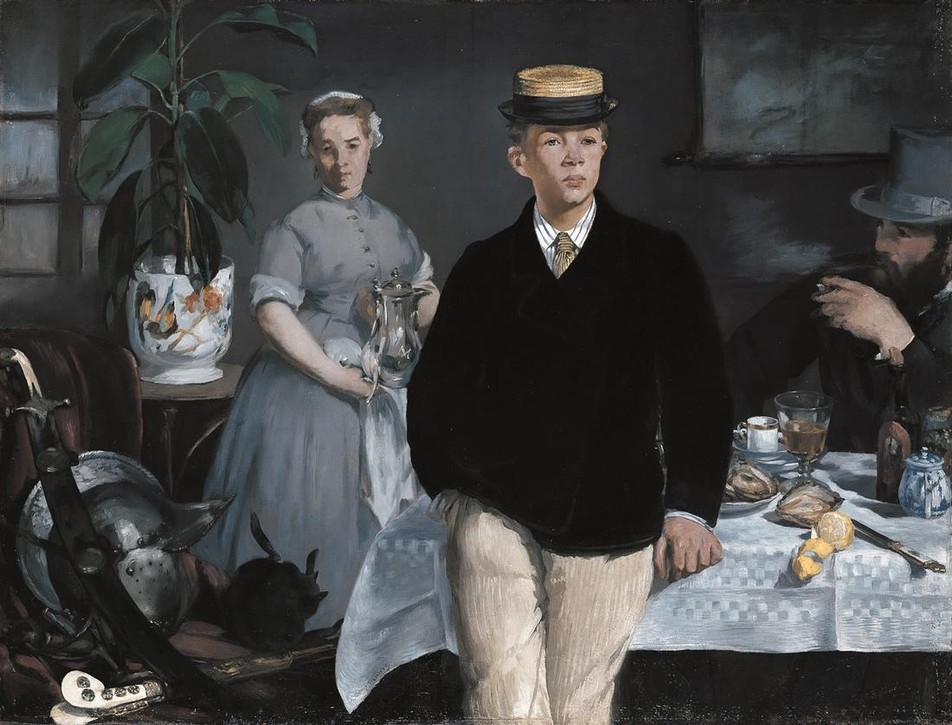 Lunch in the Studio (1868) by Édouard Manet. As featured in our new edition of 30,000 Years of Art