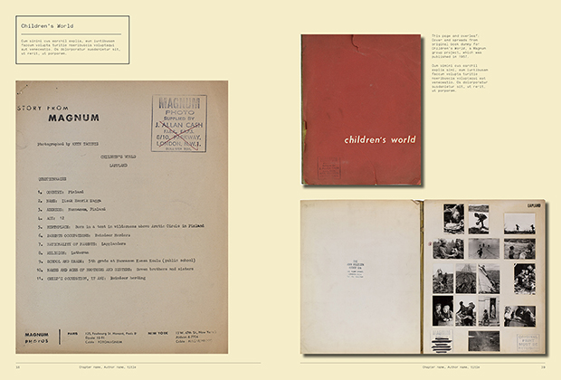 Children's World the book, as featured in Magnum Photobook: The Catalogue Raisonné