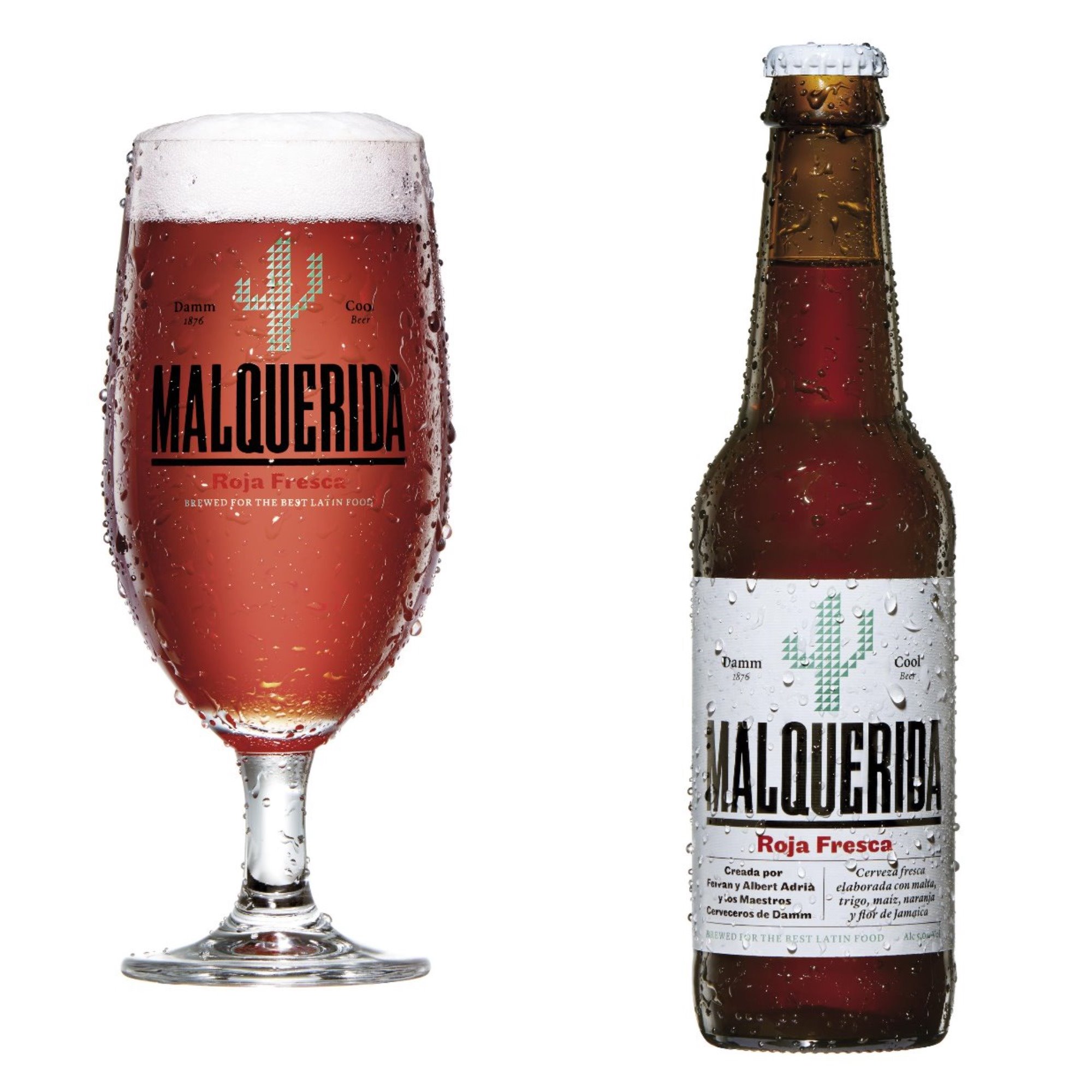 Malquerida beer, produced by Damm, with a little help from the world's greatest culinary genuises