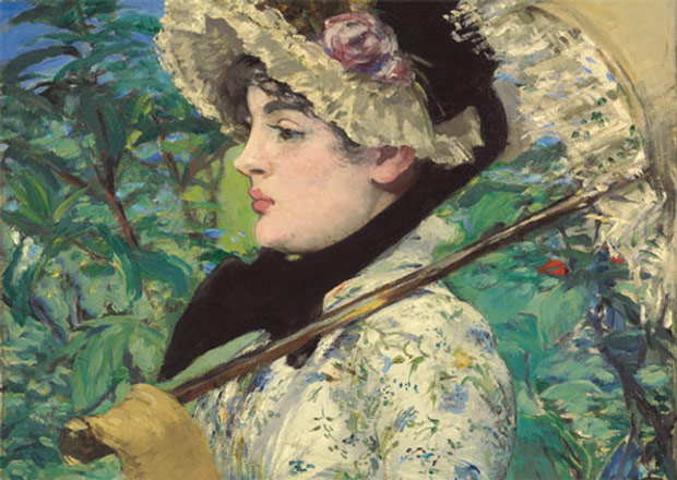 Detail from Le Printemps (1881) by Edouard Manet
