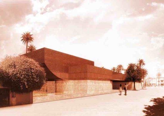 Musée Yves Saint Laurent Marrakech. Image courtesy of Studio KO