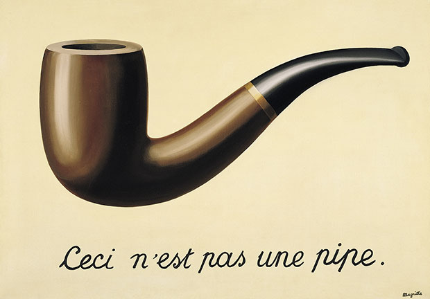 René Magritte - The Treachery of Images (1928-29)