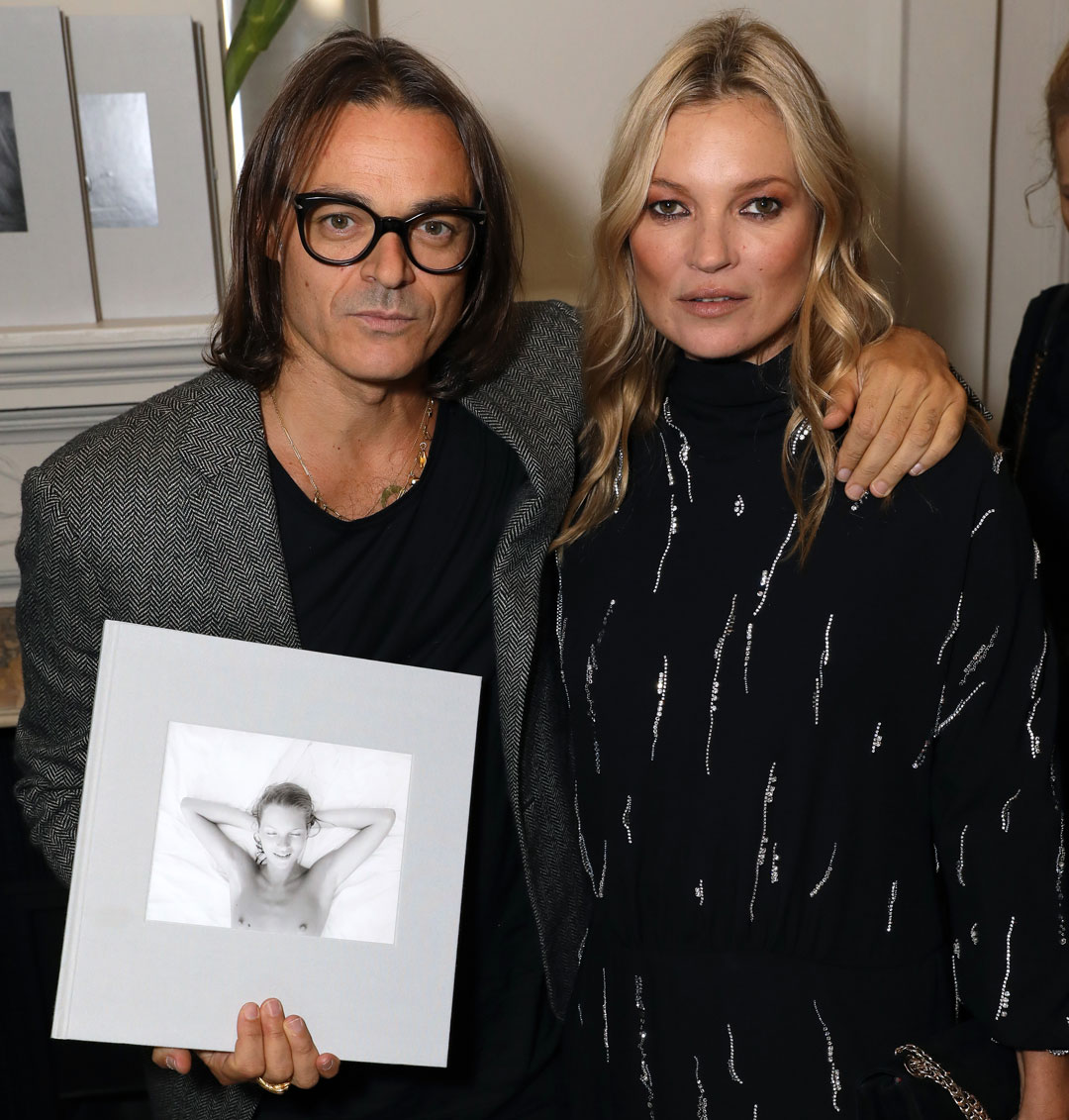 Photographer Mario Sorrenti and Kate Moss at Matches, 5 Carlos Place
